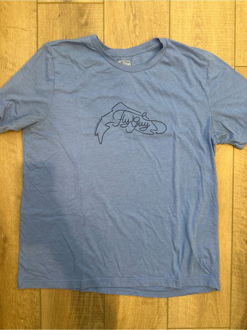 Men's Short Sleeve Crewneck T-Shirt in Blue